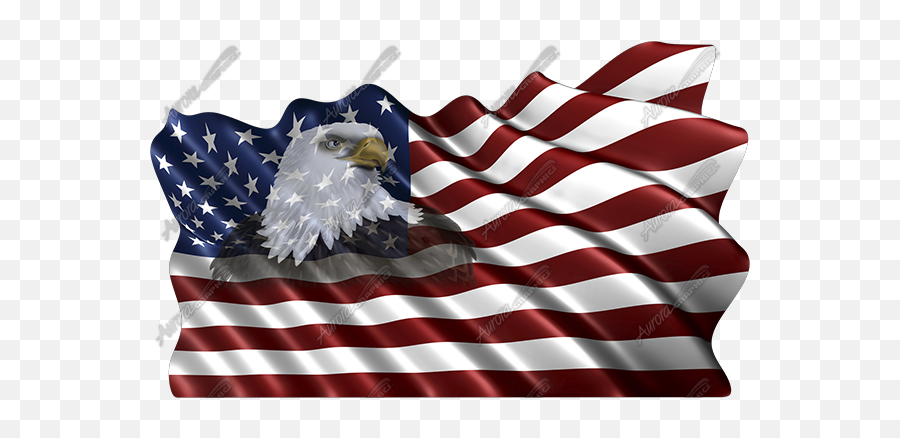 American Eagle Flag Transparent - Waving American Flag Decal Png,Waving American Flag Icon