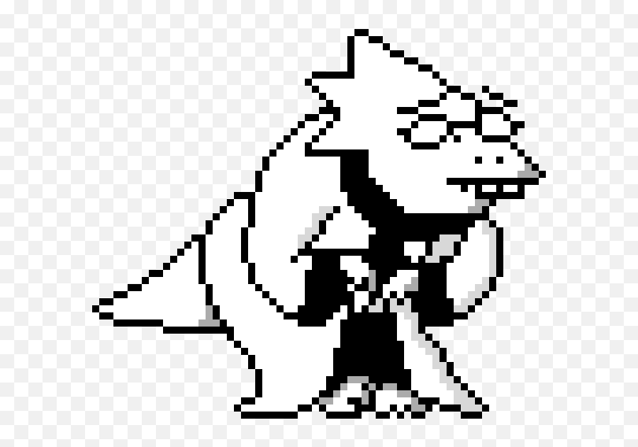 Alphys Png - Undertale Alphys Sprite,Alphys Icon Series