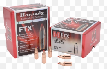 Hornady Ftx Rifle Bullets 348 Caliber 0348 Diameter - Hornady 45 Cal 230 Gr Xtp Png,Bullets Transparent