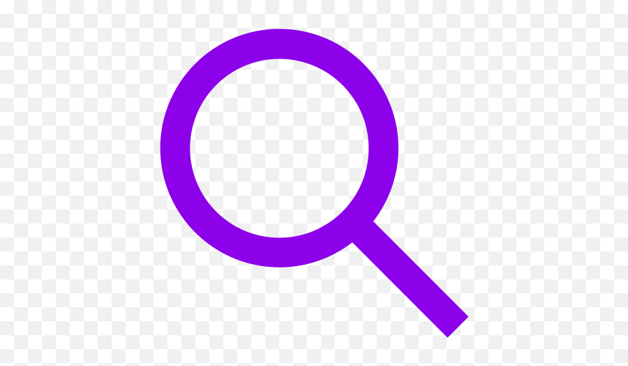 Magnifying Glass Icon Png Symbol Purple - Search Icon,Spyglass Icon