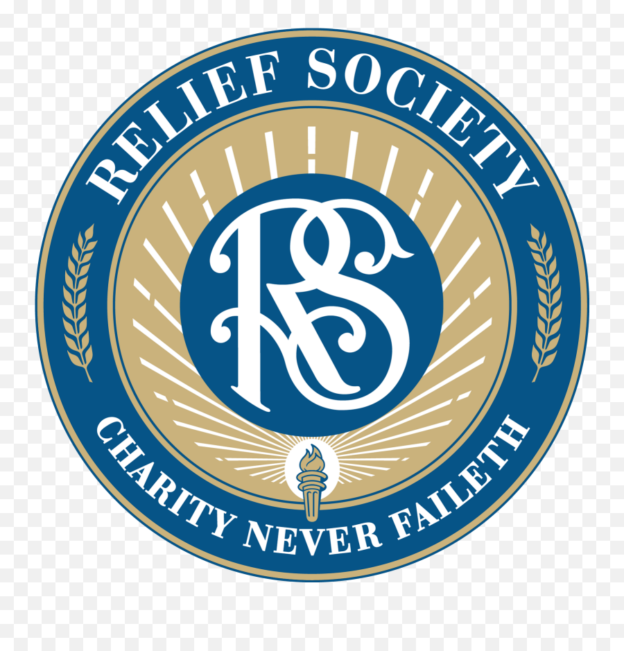 Lds Relief Society Clipart - Relief Society Logo Charity Never Faileth Png,Logo Clipart