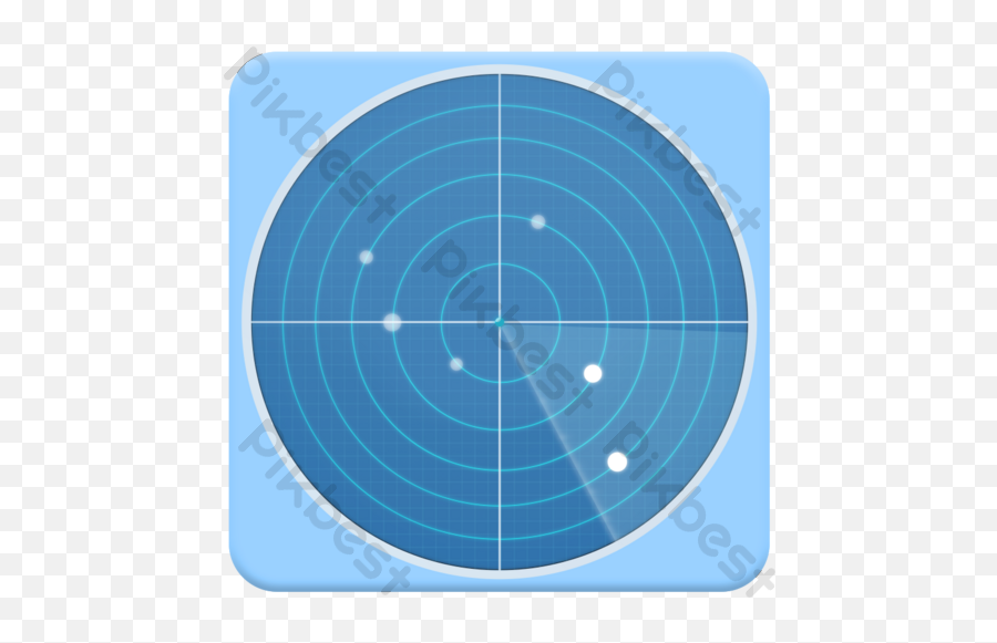 Mobile Radar App Software Icon Psd Ui Free Download - Shooting Target Png,Mobile Icon Psd