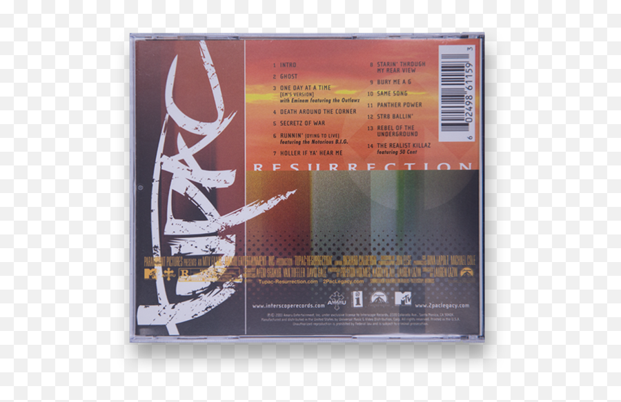 Resurrection Cd - Tupac Resurrection Cd Cover Png,Amazon Underground Icon