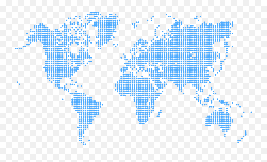 Map Png World Clipart Free - Dotted World Map Svg,The World Png