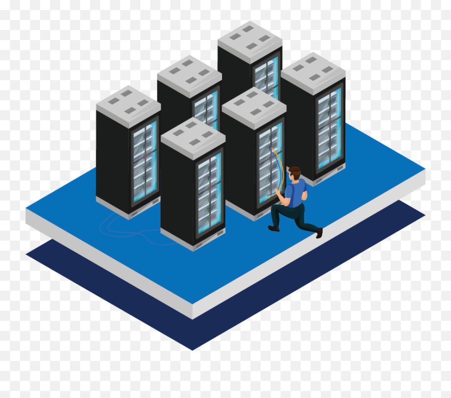 End - Toend Network Observability In Todayu0027s Hybrid It Vertical Png,Data Center Building Icon