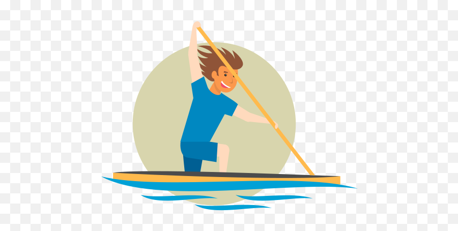 Canoe Rowing Sport Canoeing Free Icon - Iconiconscom Png,Water Sport Icon