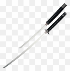 Real Sword Png - Dual Samurai Swords Png Download Dual Samurai Sword Transparent Background,Samurai Png