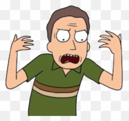 Real Fake Doors - Transparent Jerry Rick And Morty png