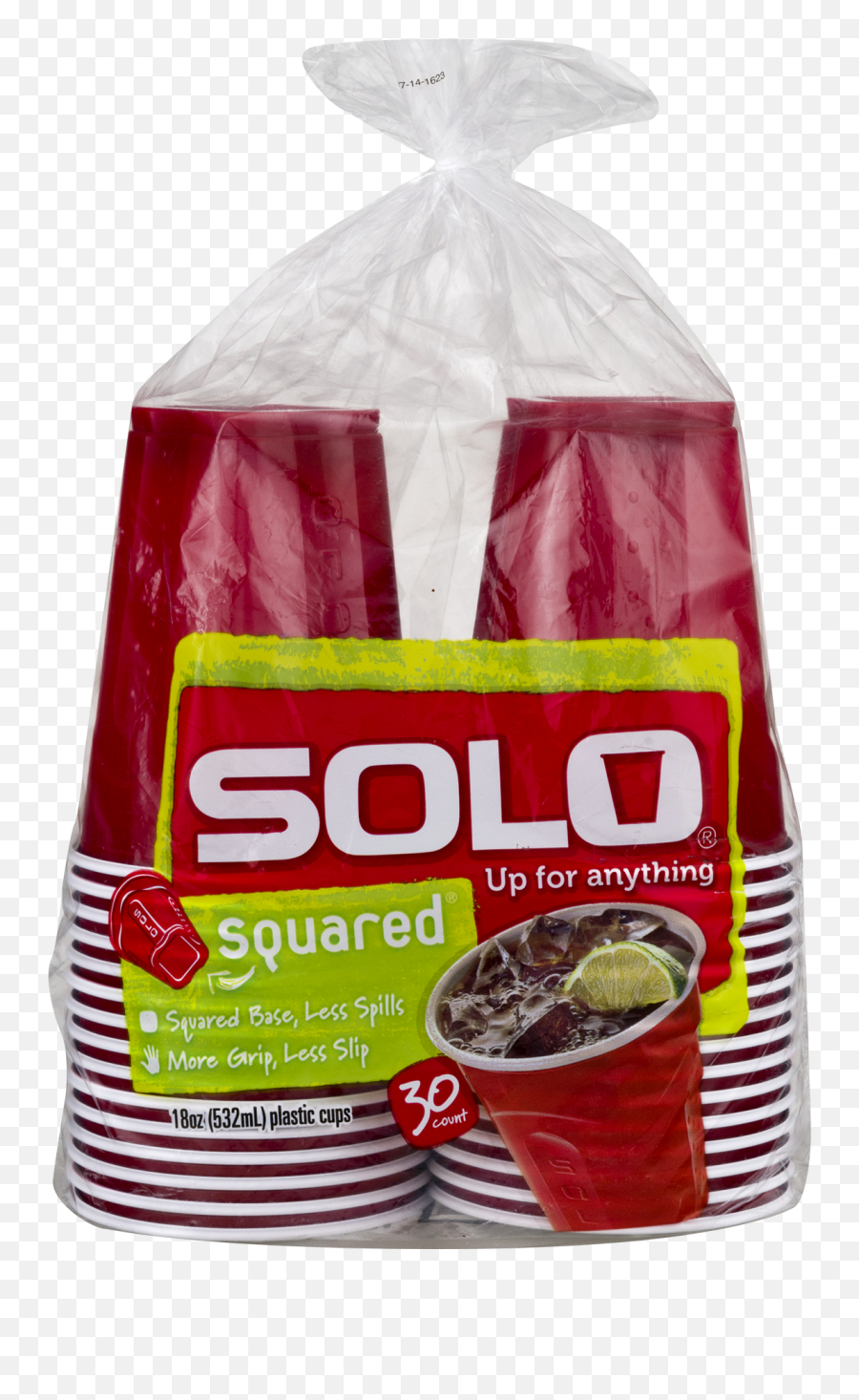 Solo 18oz Squared Plastic Cups Red 30ct - Walmartcom Cup Png,Red Solo Cup Png