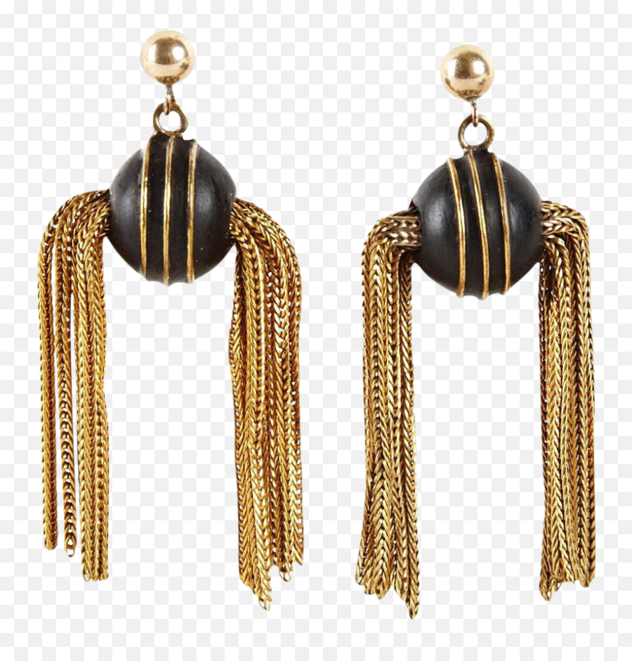 Unusual Victorian Golden Snitch Earrings - Earrings Png,Golden Snitch Png