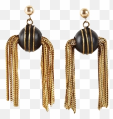 Unusual Victorian Golden Snitch Earrings - Earrings Png,Golden Snitch Png