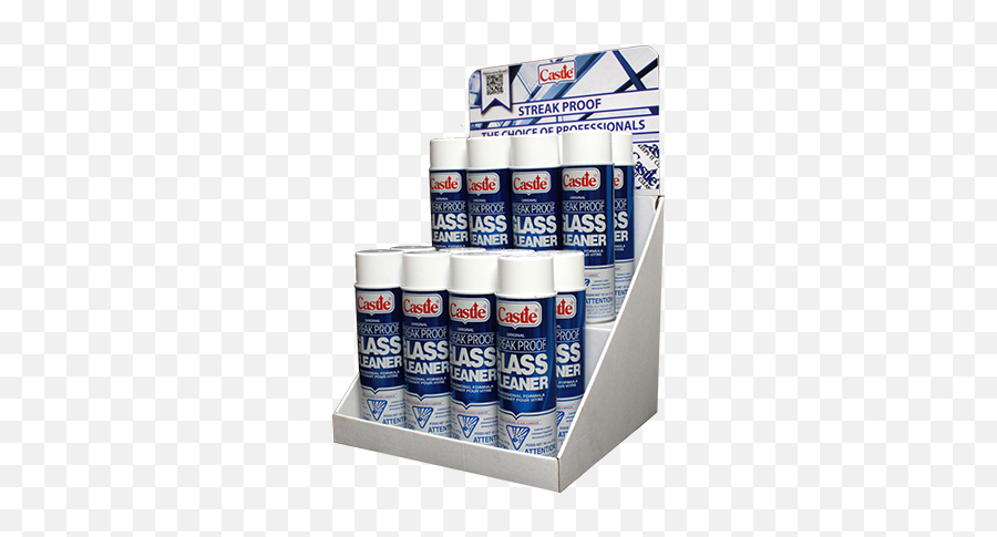 Castle Streak Proof Glass Cleaner Products - Caffeinated Drink Png,Paint Streak Png
