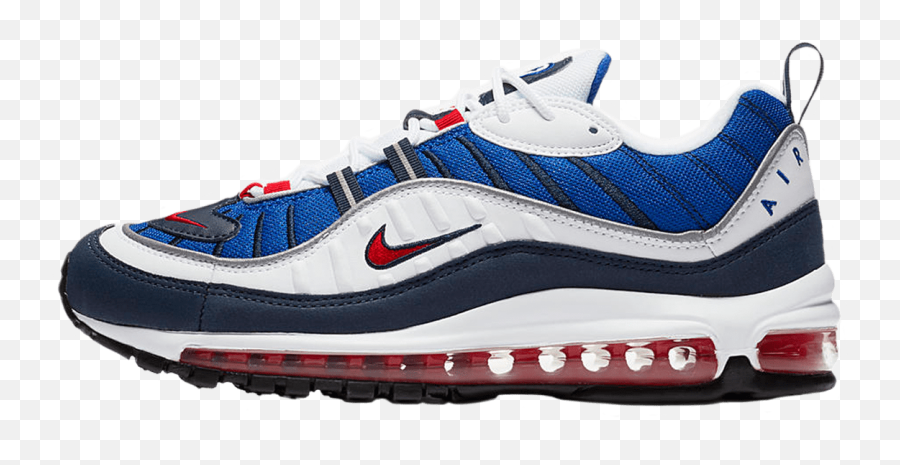 Nike Air Max 98 White University Red Gundam 640744 - 100 Nike Air Max 98 White Blue Png,Gundam Png