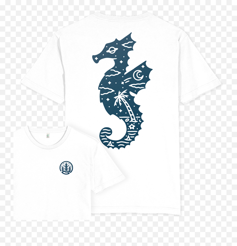 Seahorse T - Shirt Back Print Northern Seahorse Png,Seahorse Png