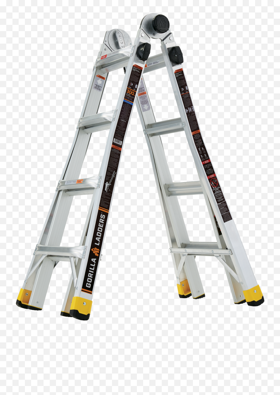Gorilla Laddersglmpxa - Gorilla Ladder 18 Foot Png,Ladder Transparent