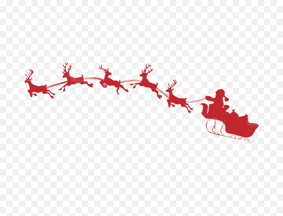 Flying Santa Claus Png Free Download - Santa Claus,Santa And Reindeer Png