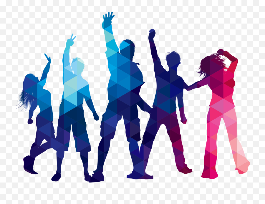 Group Dancing Silhouette Transparent - Group Dance Logo Png,Group Silhouette Png