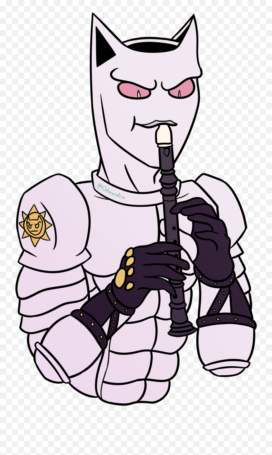 Killer Queen Bites The Recorder Shitpostcrusaders - Cartoon Png,Killer Queen Png