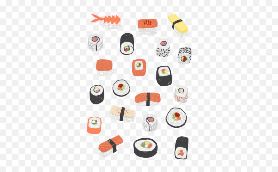 Japanese Embroidery Patterns Yoko Saito - Maki Roll Embroidery Png,Sushi Transparent Background