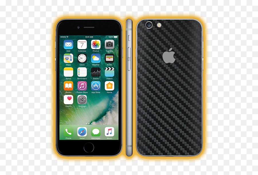 Iphone 6s Plus - Carbon Fiber Skins Wraps Apple Iphone X Vs 7 Png,Iphone 6s Plus Png