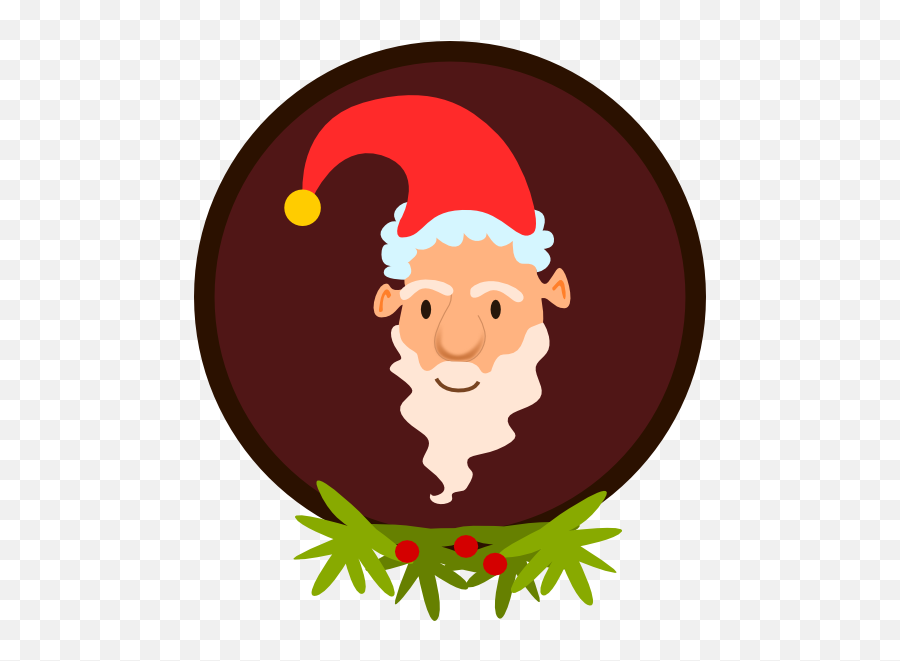 Santa Clipart I2clipart - Royalty Free Public Domain Clipart Round Santa Claus Png,Santa Clipart Png