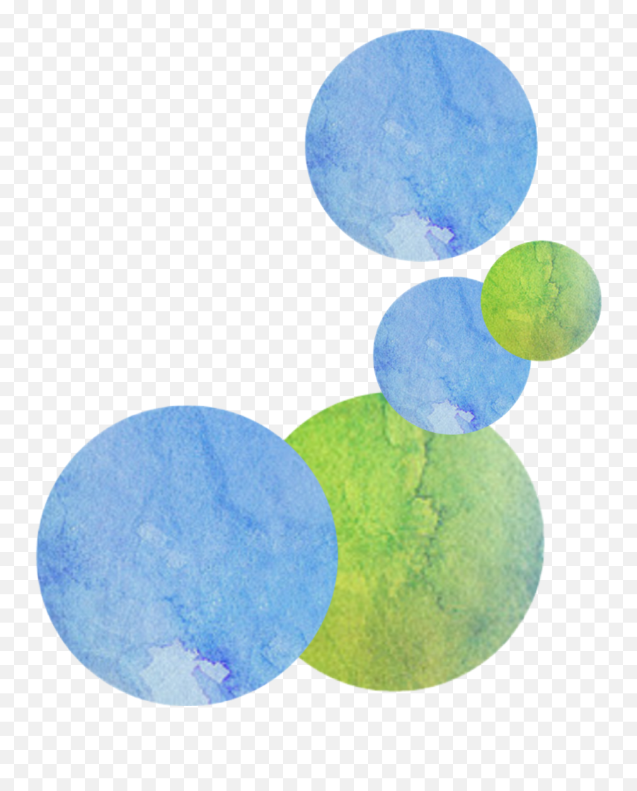 Download Watercolor Circles - Green Blue Watercolor Circles Png,Watercolor Circle Png