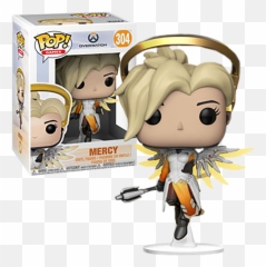 Overwatch - Funko Pop Mercy png
