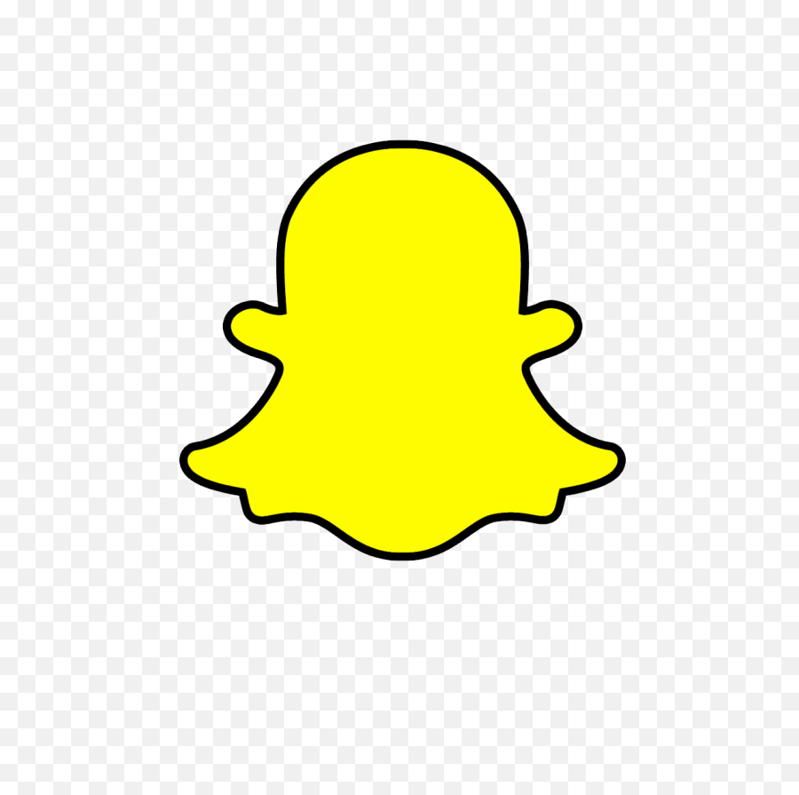 Snap Chat Snapchat Ghost - Snapchat Logo Yellow Ghost Png,Snapchat Ghost Transparent