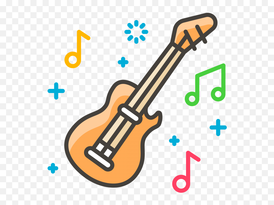 Guitar Free Icon Of 780 Vector Emoji - Nausea Clipart Png,Guitar Icon Png