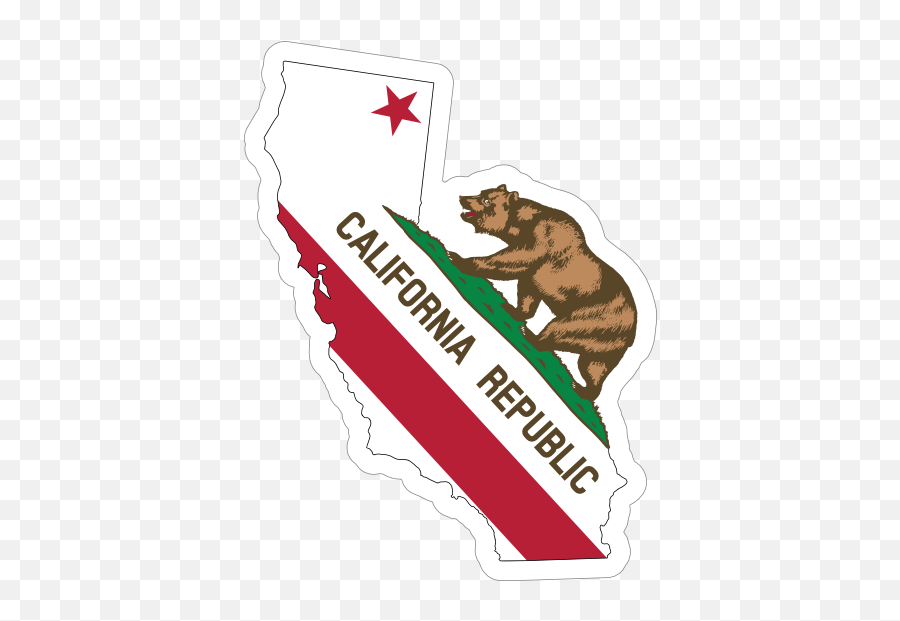 California Flag State Sticker - California Republic Sticker Surf Png,California Flag Png