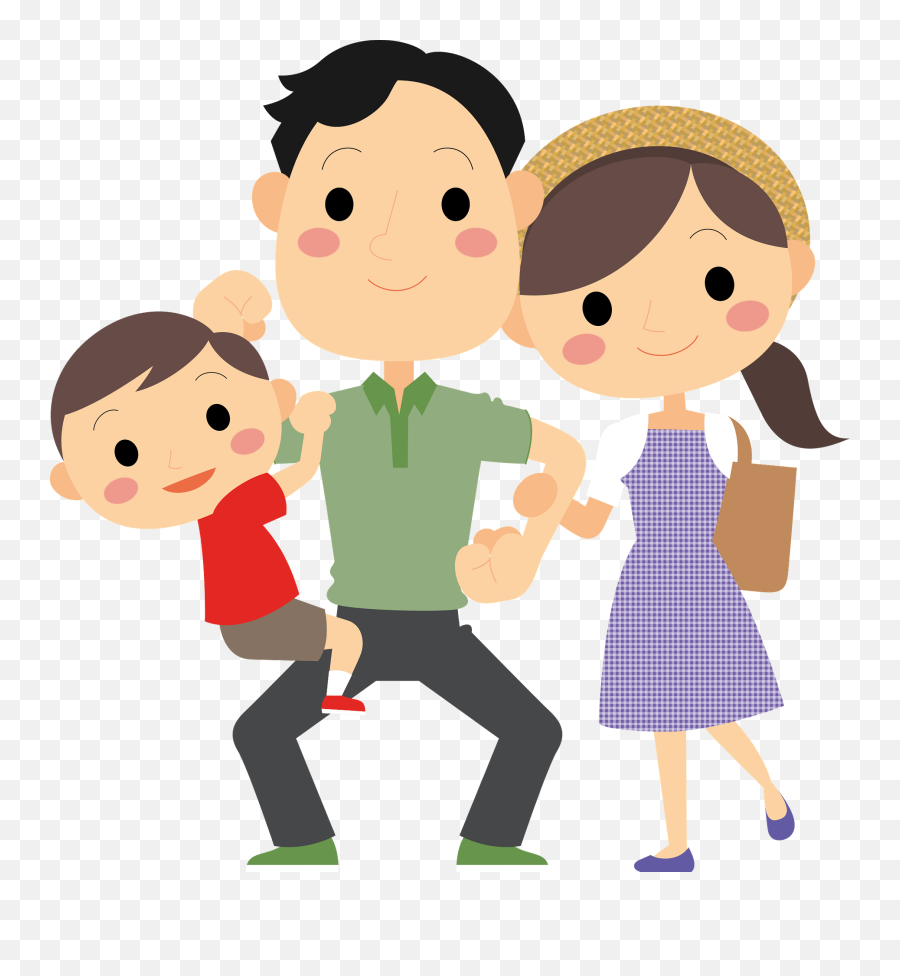 Father Mother And Son Clipart - Father Son Mother Clip Art Png,Father And Son Png