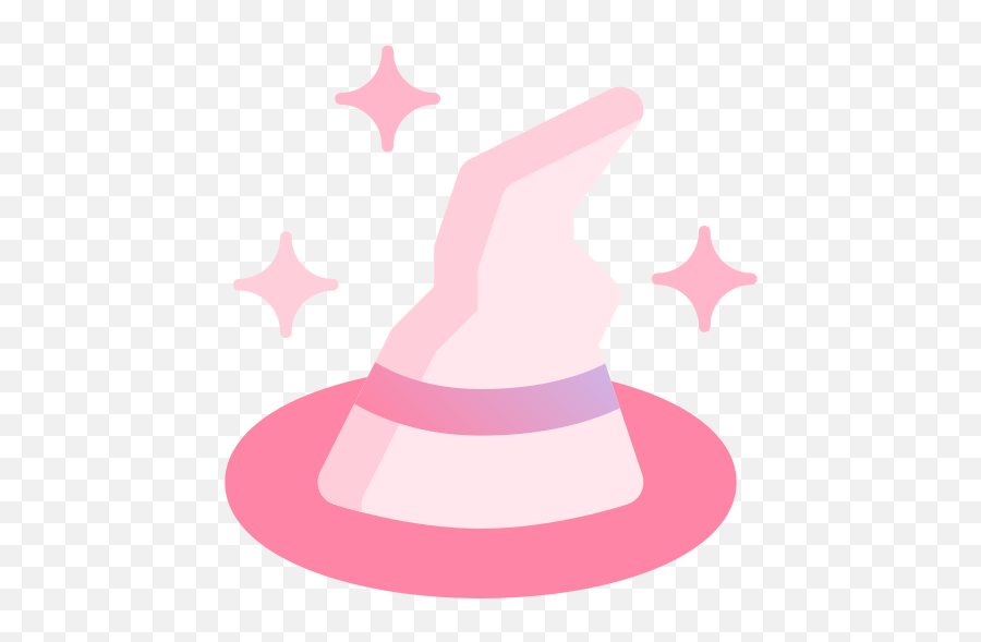 Witch Hat - Pink Witch Hat Transparent Png,Witch Hat Transparent