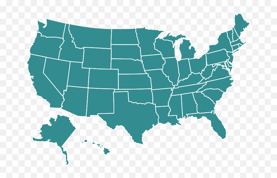 Usa Map Png - Kansas State University Location,United States Png