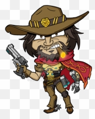 Drawing Transprent Banner Black - Mccree Png,Mccree Png