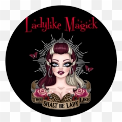 Contact U0026 Subscribe U2013 Ladylike Magick - Label png