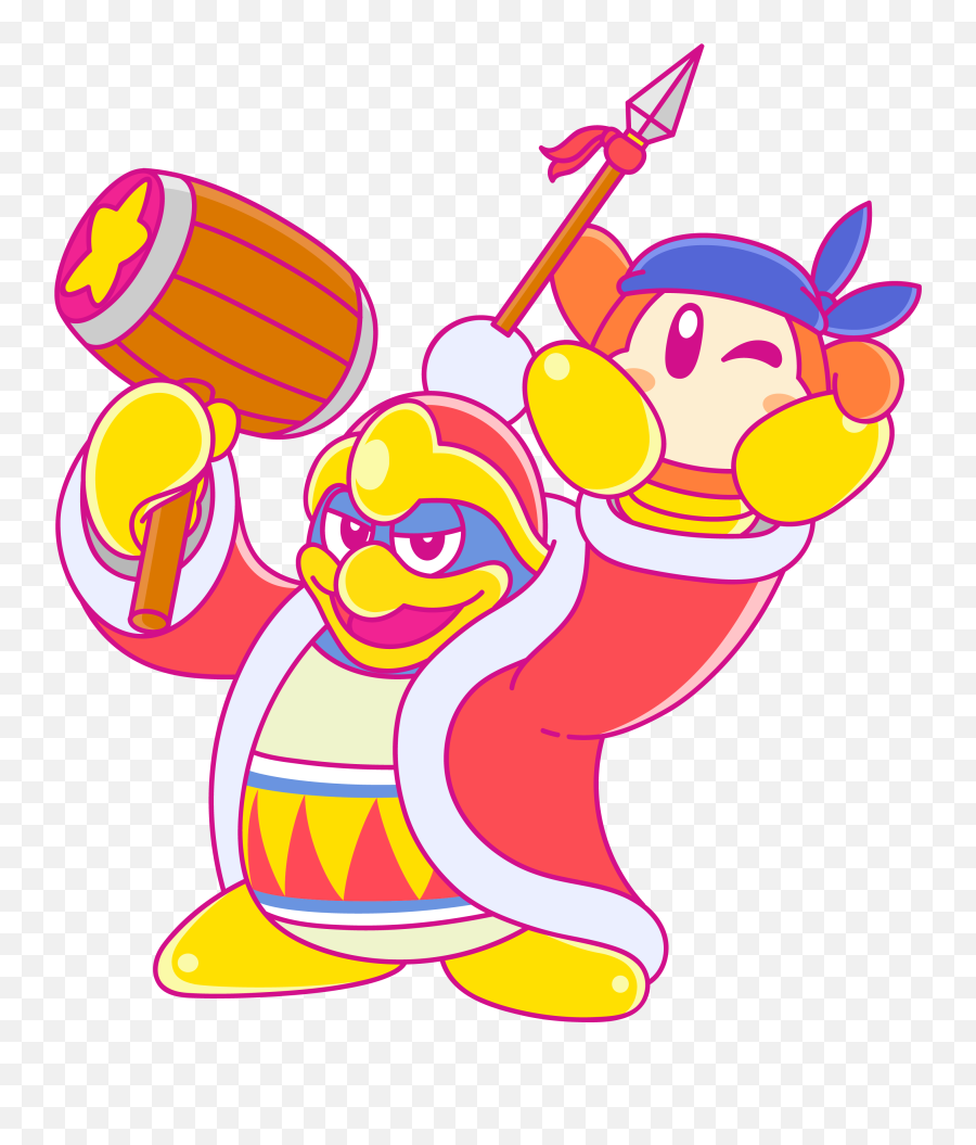 Some Art Of Our Glorious King And His Most Faithful Follower - King Dedede 2d Art Png,King Dedede Png