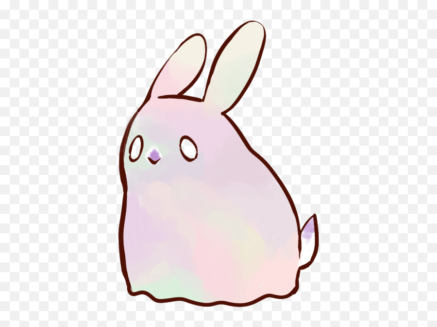Download To Get A Ghost Bunny In Your Inbox Based - Domestic Rabbit Png,Bunny Png