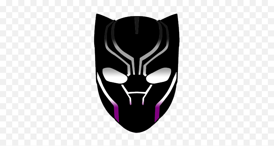 Fandoms Hate Lgbtq People U2014 Some Transparent Black Panther - Black Panther Mask Drawing Png,Black Panther Logo