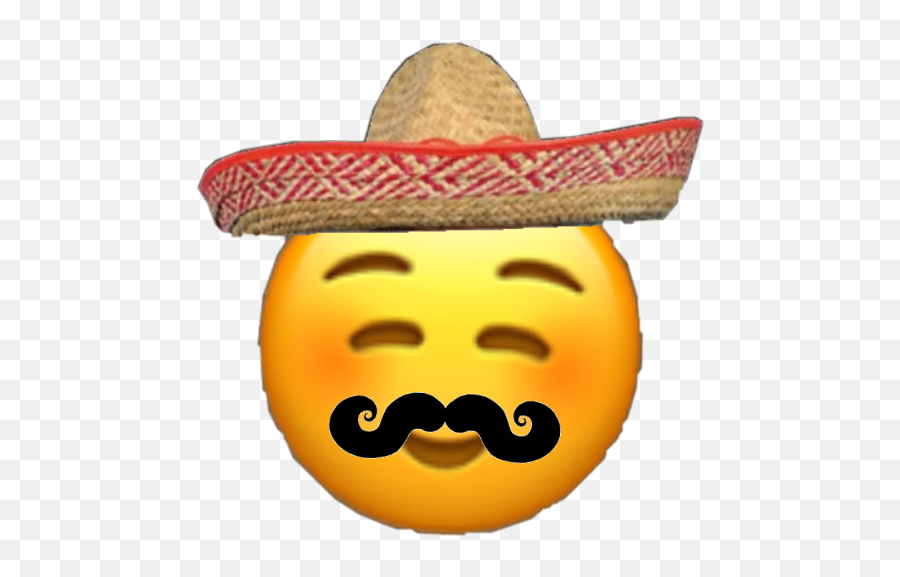 Sombrero Moustache Mexican Freetoedit Sticker By Bear - Meme Png,Mexican Mustache Png