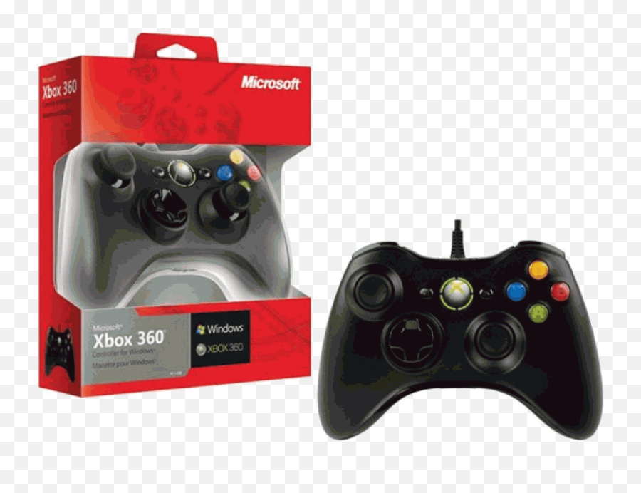 Download Hd Xbox 360 Controller Black Transparent Png Image - Xbox 360 Wited Controller For Windows,Xbox 360 Controller Png