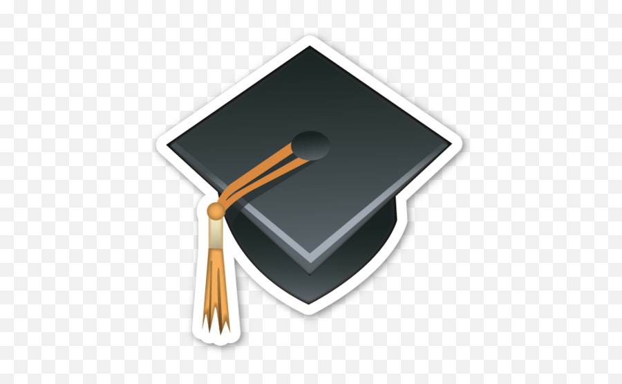 Graduation Cap - Iphone Graduation Cap Emoji Png,Birrete Png