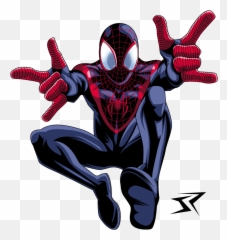 Ultimate Spiderman Miles Morales - Ultimate Spiderman Miles Morales Png,Miles Morales Png
