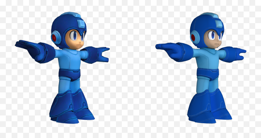 Mega Man 3ds Vs Wii U Super Smash Brothers Know Your Meme - Megaman Smash Bros Model Png,Super Smash Bros Wii U Logo