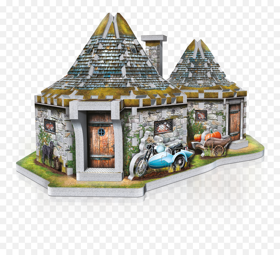 Harry Potter Wrebbit 3d Puzzle - Hut 3d Puzzle Png,Hogwarts Castle Png
