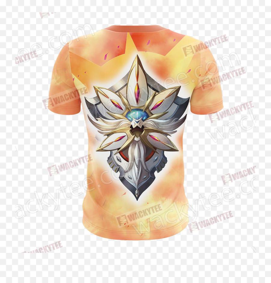 Pokemon Solgaleo Unisex 3d T - Shirt Wackytee Solgaleo Hoodie Png,Solgaleo Png