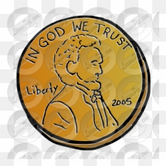 Penny Picture For Classroom Therapy - Coin Png,Penny Png