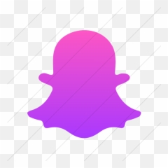 Snapchat Logo Png - Free Transparent Png Logos Snapchat Icon Png Black,Lilac Png