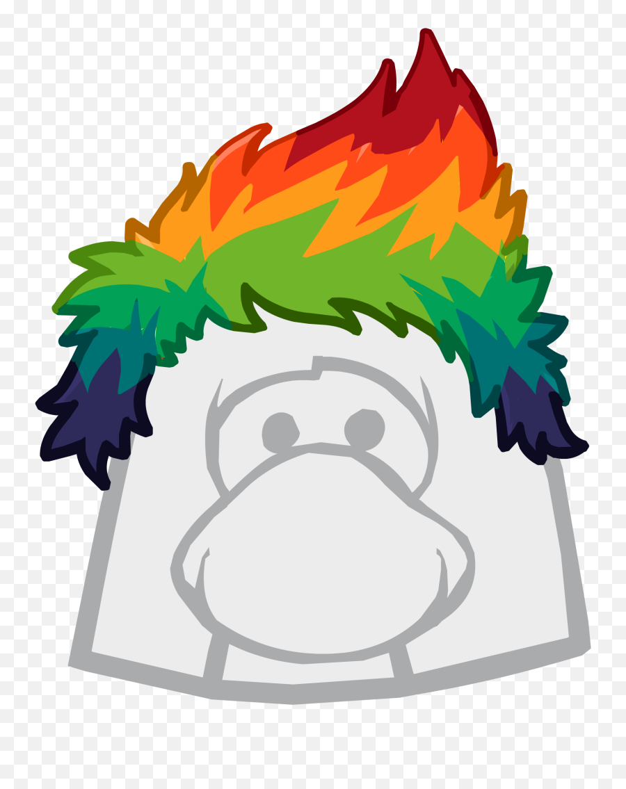 Club Penguin Wiki - Club Penguin Elvis Hair Transparent Club Penguin Wig Hair Png,Club Penguin Transparent