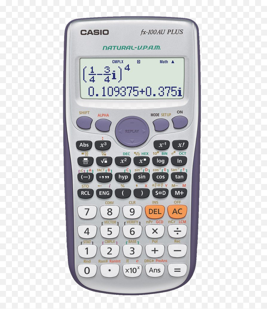Scientific Calculator Png Transparent - Casio Fx 570es Plus,Calculator Png