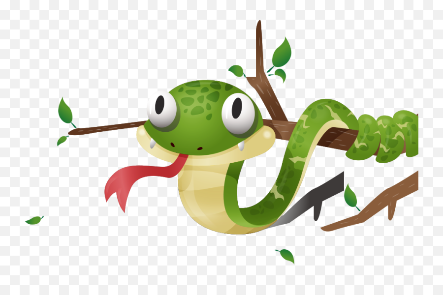 Poster Vector Snake Illustration - Cartoon Animation Snake Png,Cartoon Snake Png